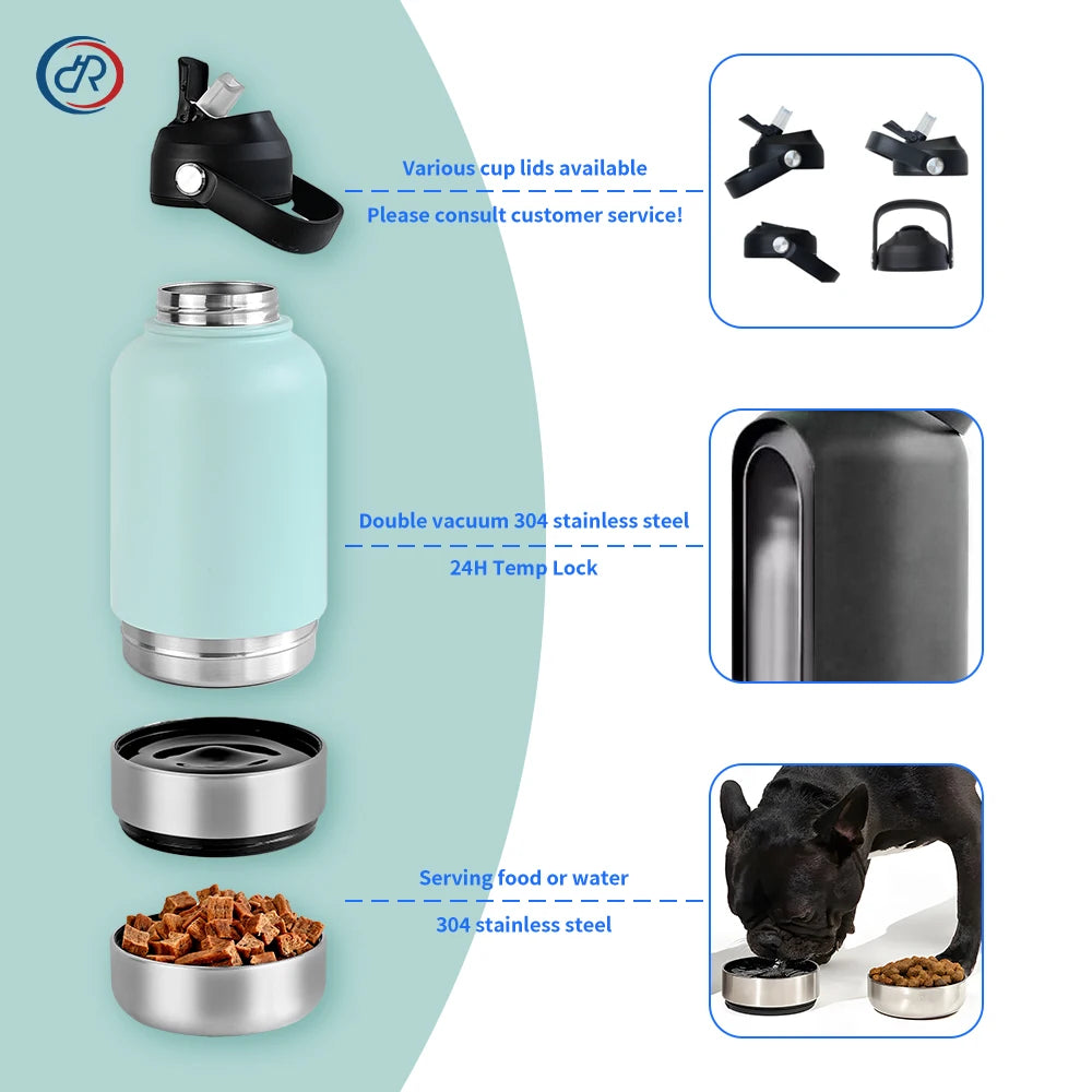 HydraPaw 3-in-1 Travel Bottle: For Pets & People