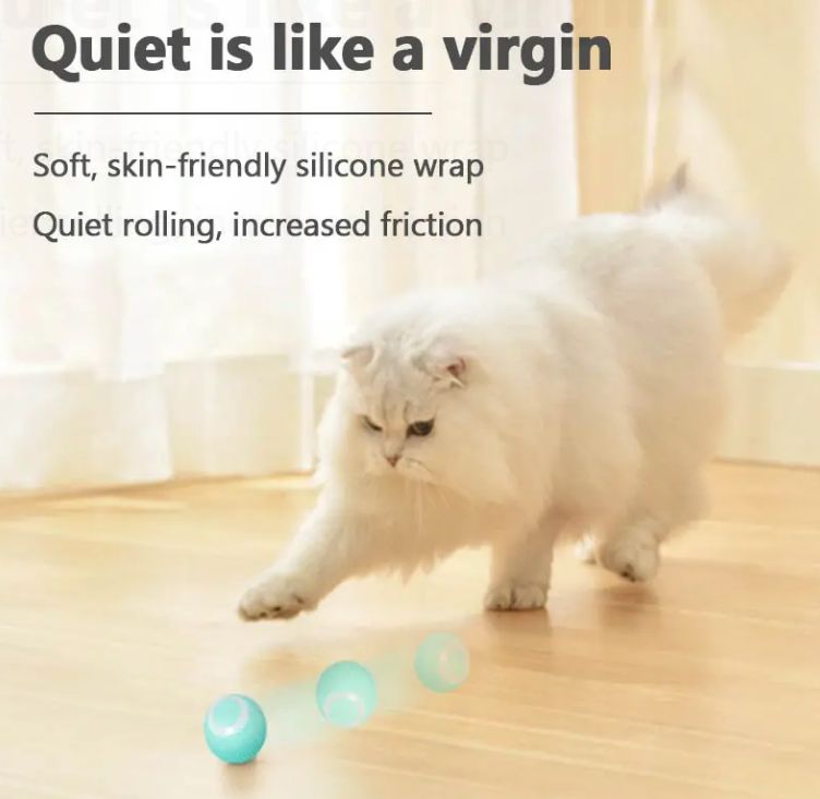 Automatic Moving Bouncing Ball Wicked Ball, Interactive Pet Toy