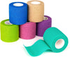 Non-woven waterproof color adhesive bandage 2 sizes 1 and 2 inches