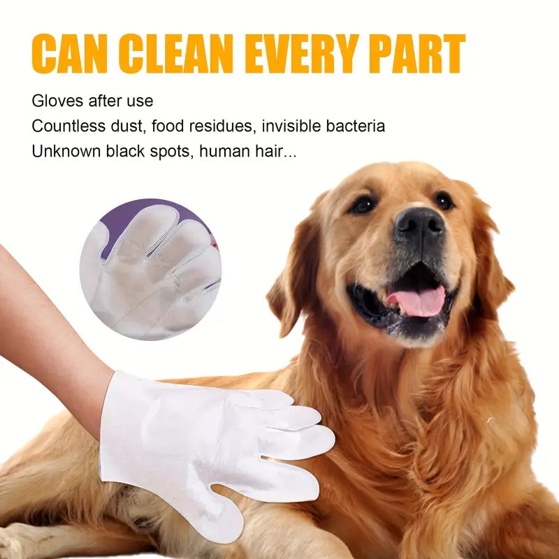 PetEase No-Rinse Cleaning Gloves