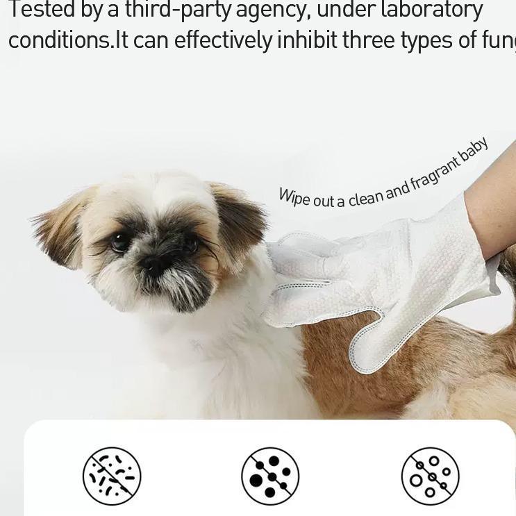 PetEase No-Rinse Cleaning Gloves